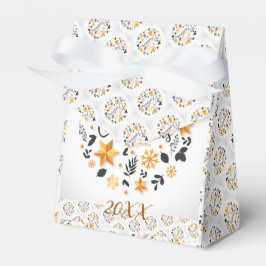 Caixinha De Lembrancinhas Feriados de Natal Modernos e Elegantes