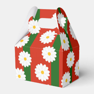 Caixinha De Lembrancinhas Férias de Natal Feliz, Vermelho-margarida