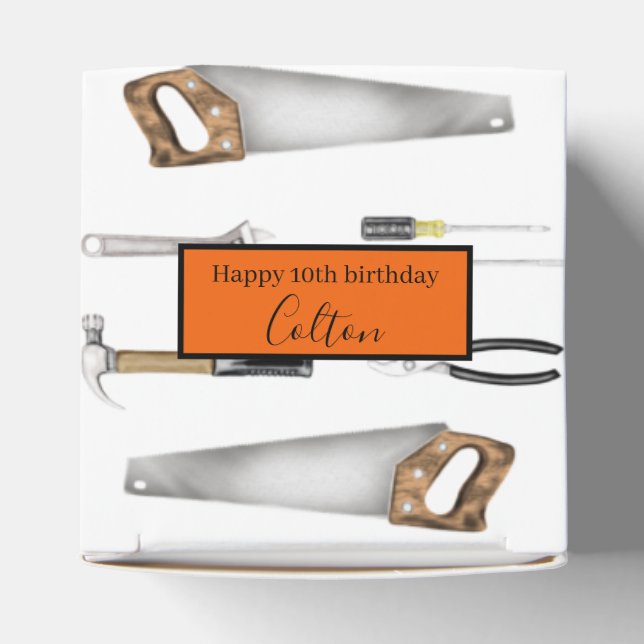 Caixinha De Lembrancinhas Ferramentas de trabalho para handman (Topo)