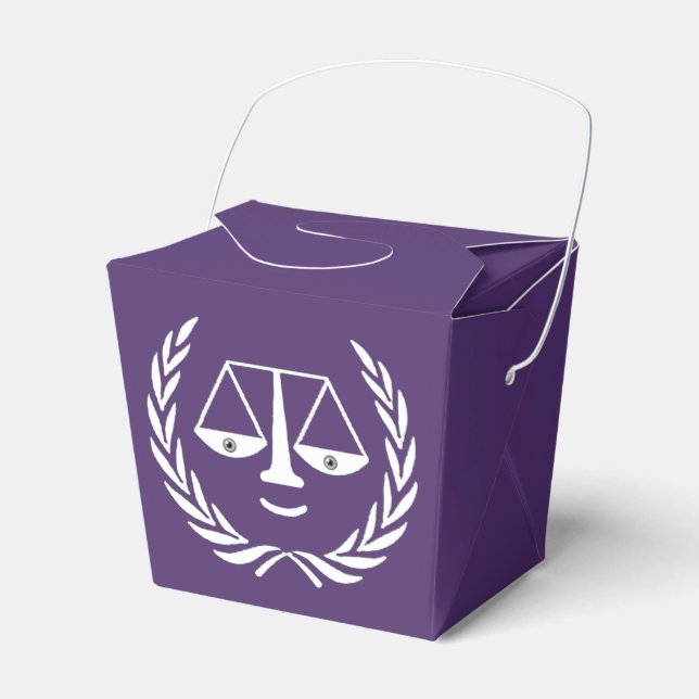 Caixinha De Lembrancinhas Festa de Advogado Única (Frente)