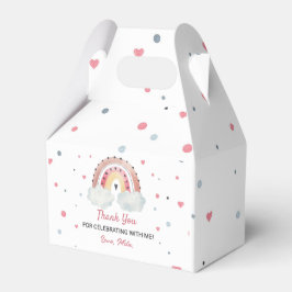 Caixinha De Lembrancinhas Festa de aniversário Boho Sunshine Rainbow Box