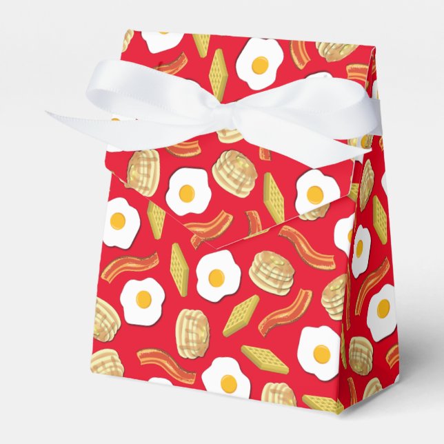 Caixinha De Lembrancinhas Festa de aniversário Breakfast Brunch (Frente)