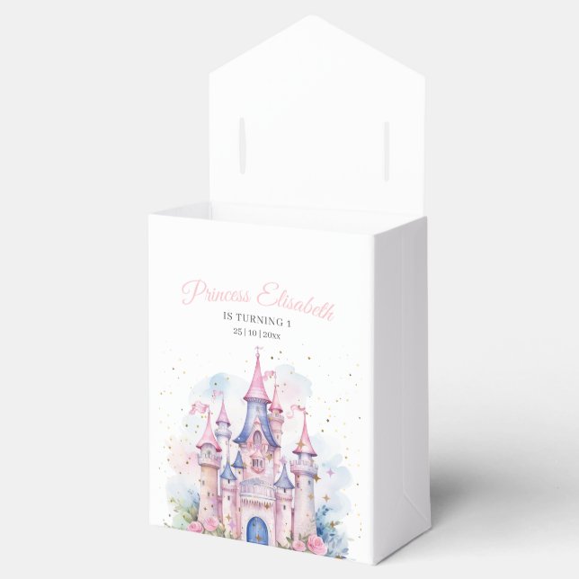 Caixinha De Lembrancinhas Festa de Aniversário da Princesa, Castelo de Anive (Aberto)