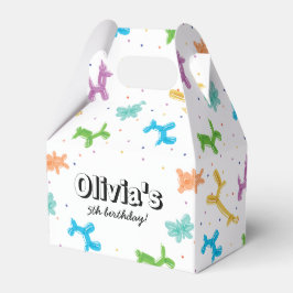 Caixinha De Lembrancinhas Festa de aniversário de Balões Coloridos