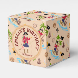 Caixinha De Lembrancinhas Festa de aniversário de diversão do mapa do tesour