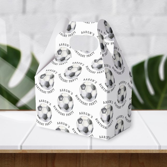 Caixinha De Lembrancinhas Festa de aniversário de futebol (Criador carregado)