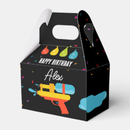 Caixinha De Lembrancinhas Festa de aniversário de Verão de Armas e Balões