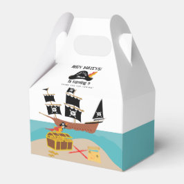 Caixinha De Lembrancinhas Festa de aniversário do tema Pirata Obrigado