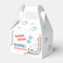 Caixinha De Lembrancinhas Festa de aniversário do trem Decor Chugga Chugga D