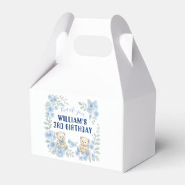 Caixinha De Lembrancinhas Festa de aniversário do Urso de Teddy