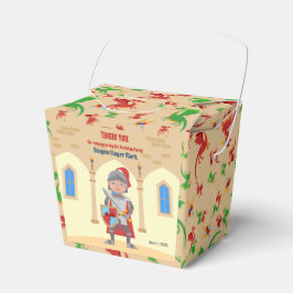 Caixinha De Lembrancinhas Festa de aniversário Knight Boy do Dragão