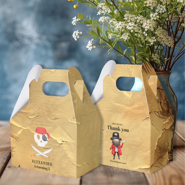 Caixinha De Lembrancinhas Festa de aniversário Pirata (Criador carregado)
