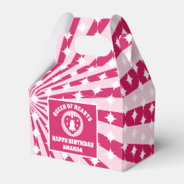 Caixinha De Lembrancinhas Festa de aniversário Retro Magenta Rainha Magenta 