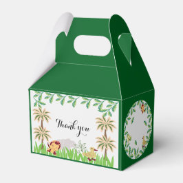 Caixinha De Lembrancinhas Festa de aniversário Safari personalizável