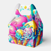 festa de aniversário sorvete