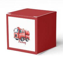 Festa de aniversário superior do caminhão de bombe