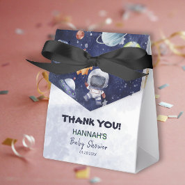 Caixinha De Lembrancinhas Festa de Chá de fraldas do Astronauta Outer Space