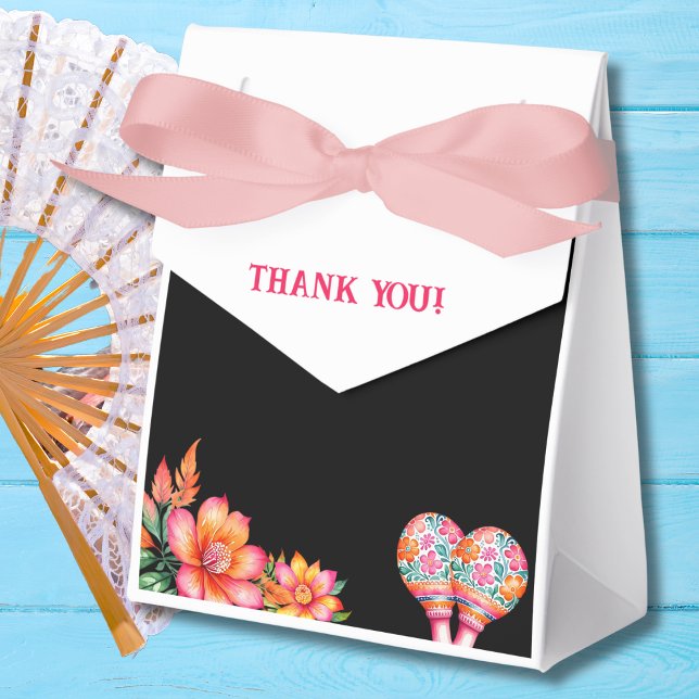 Caixinha De Lembrancinhas Festa de Chá de Noiva Mexicana em Azul Empoeirado  (Criador carregado)