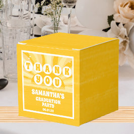 Caixinha De Lembrancinhas Festa de formatura Retrosolar Obrigado