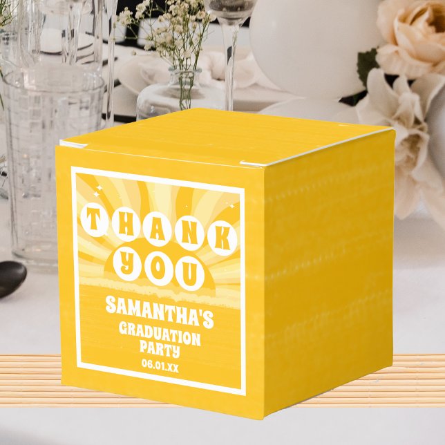 Caixinha De Lembrancinhas Festa de formatura Retrosolar Obrigado (Criador carregado)