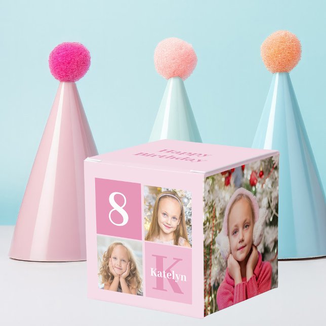 Caixinha De Lembrancinhas Festa de Fotos Personalizada e Festa Rosa Feliz de (Criador carregado)