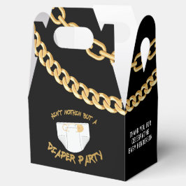 Caixinha De Lembrancinhas Festa de Fralda Hip Hop Obrigado