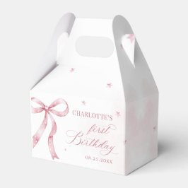 Caixinha De Lembrancinhas Festa de primeiro aniversario de Arco rosa