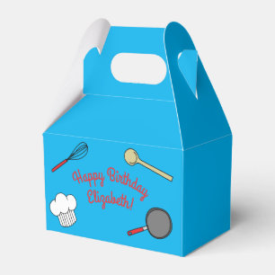 Caixinha De Lembrancinhas Festa de primeiro aniversario de Cozinhar de Chef