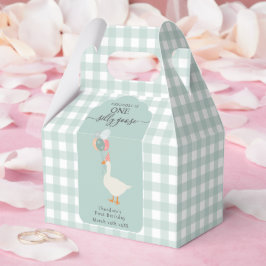 Caixinha De Lembrancinhas Festa de primeiro aniversario de Ganso de Um Bobo