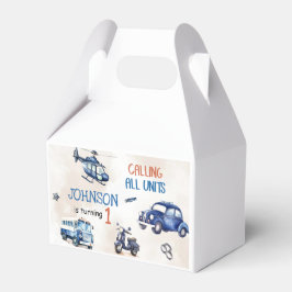 Caixinha De Lembrancinhas Festa de primeiro aniversario do Garoto Policial