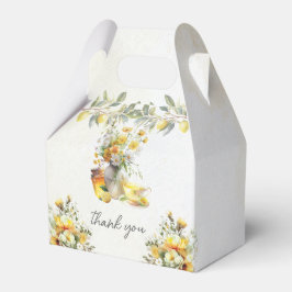 Caixinha De Lembrancinhas Festa do Chá de Limão Vintage Obrigado