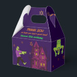 Caixinha De Lembrancinhas Festa Zombie Birthday Kids<br><div class="desc">Transforme seu aniversário em uma comemoração inesquecível para você e seus hóspedes com este design animado e colorido que apresenta zombies,  múmias,  cemitérios,  doces e muito mais. Personalize facilmente com seus detalhes,  e você está pronto para ir. Aproveite sua festa de aniversário</div>