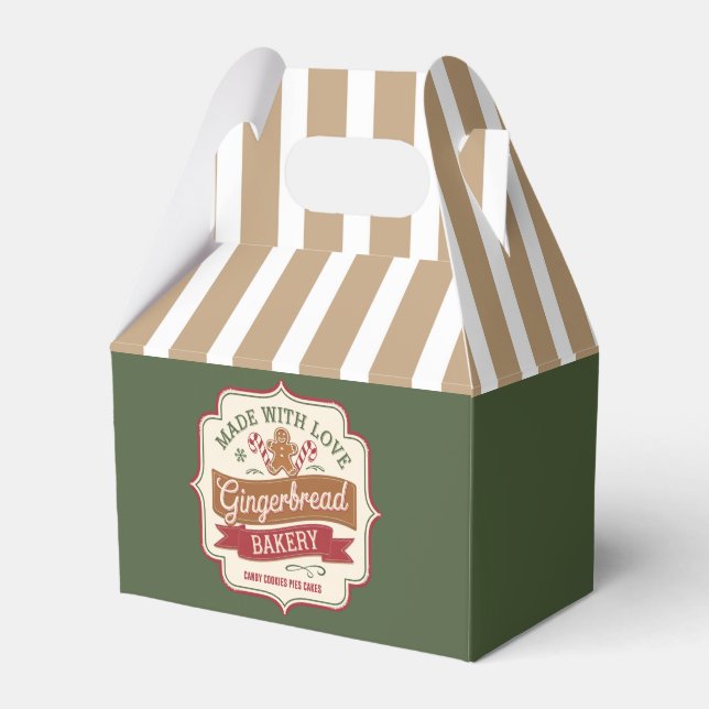 Caixinha De Lembrancinhas festas de pão de Natal (Frente)