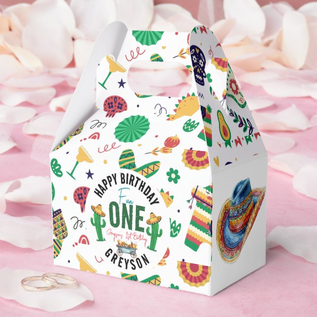 Caixinha De Lembrancinhas Fiesta First | Parte primeiro aniversario (Casamento)