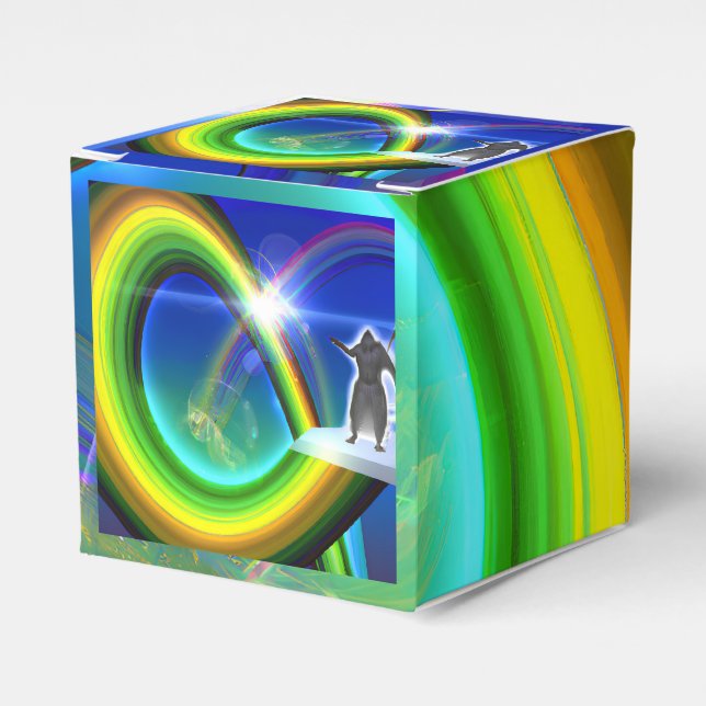 Caixinha De Lembrancinhas Figura Misteriosa no Stargate Inter-Dimensional (Frente)