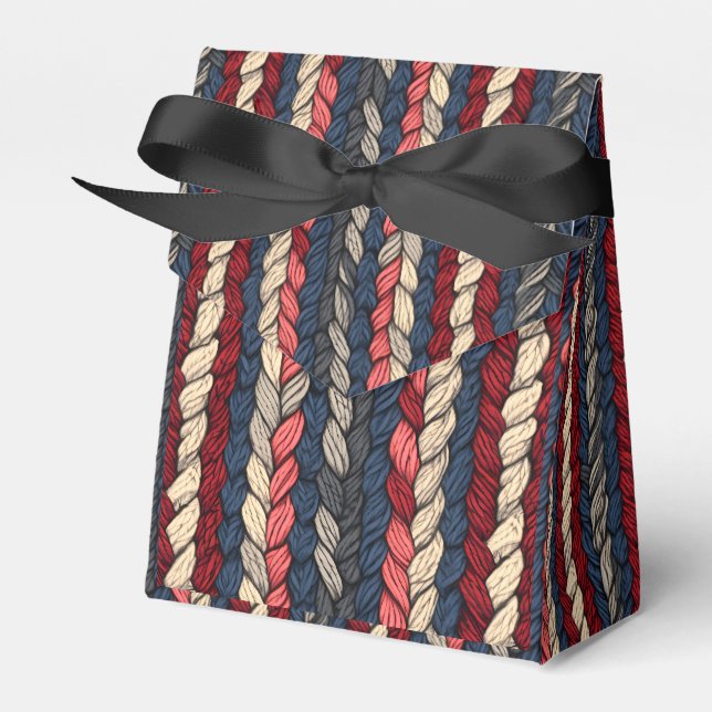 Caixinha De Lembrancinhas Fios-crochê (Frente)