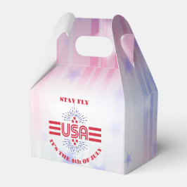 Caixinha De Lembrancinhas Fique voando é 4 de julho