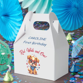 Caixinha De Lembrancinhas First Birthday Patriotic 4th of July 