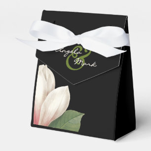 Caixinha De Lembrancinhas Flor da magnólia do sul que Wedding o preto
