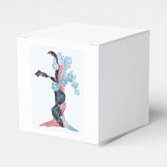 Caixinha De Lembrancinhas Flor de Árvore (Frente)