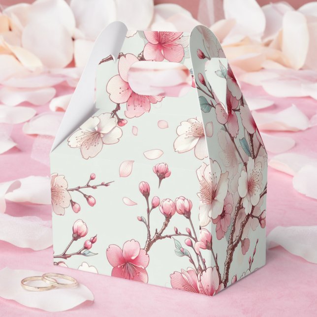 Caixinha De Lembrancinhas Flor de Cerejeira (Casamento)