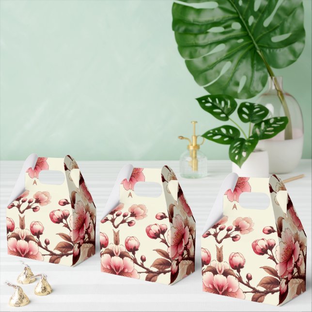 Caixinha De Lembrancinhas Flor de Cerejeira (Múltiplo)
