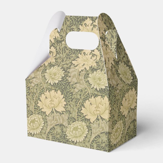 Caixinha De Lembrancinhas Flor de Salvia Crisântemo William Morris (Frente)