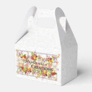 Caixinha De Lembrancinhas Flor Retro Floral Flores Primrose Professional