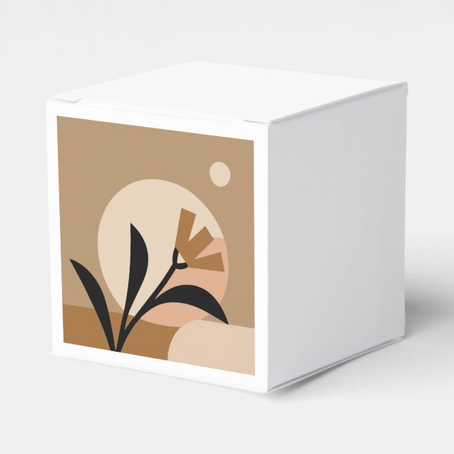 Caixinha De Lembrancinhas Flor Sun Boho (Frente)