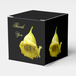 Caixinha De Lembrancinhas Flor tropical amarelo