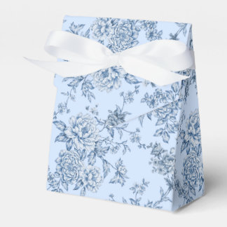 Caixinha De Lembrancinhas Floral Azul Japonês