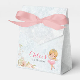 Caixinha De Lembrancinhas Floral Ballerina Birthday Favor Box