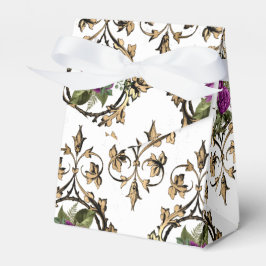 Caixinha De Lembrancinhas Floral Barroco Antigo Ornamentado