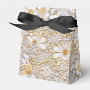 Caixinha De Lembrancinhas Floral Branco